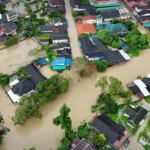 坎詹纳布里府连日暴雨引发洪水，逾400户居民紧急疏散