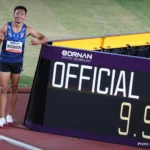 泰国小将普里波尔以9秒95获男子100米预赛第一 晋级亚运会半决赛